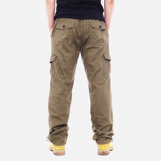  Casual Pure Color Men's Loose Pants