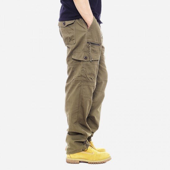  Casual Pure Color Men's Loose Pants