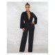  Sexy Pure Color Long Sleeve Women's Jumpsuit