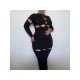  2022 Design Sense Stitching Women's Skirt Suit