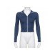  2022 New Contrast Color Letter Women's Short Jacket