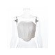  2022 Fishbone Backless Strapless Women's Irregular Vest