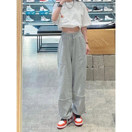  Casual Drawstring Long Pants For Women