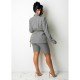  OL Style Pure Color Laple Women's Suit