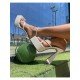 New Street White Chunky Platform Ankle Strap Heels 