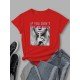 Trendy Graphic Crew Neck Summer Women T Shirts