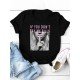 Trendy Graphic Crew Neck Summer Women T Shirts