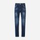  Fashion Pure Color Denim Jeans For Men