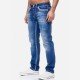  Fashion Pure Color Denim Jeans For Men