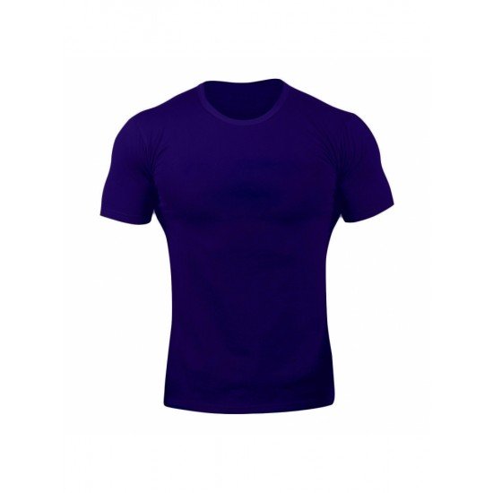  Pure Color Short Sleeve Leisure T-Shirt