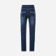  Fashion Pure Color Denim Jeans For Men