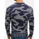  Casual Loose Round Neck Men Knitwear