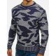  Casual Loose Round Neck Men Knitwear