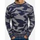  Casual Loose Round Neck Men Knitwear