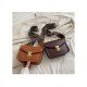 Retro Simple Brown Ladies Shoulder Bags