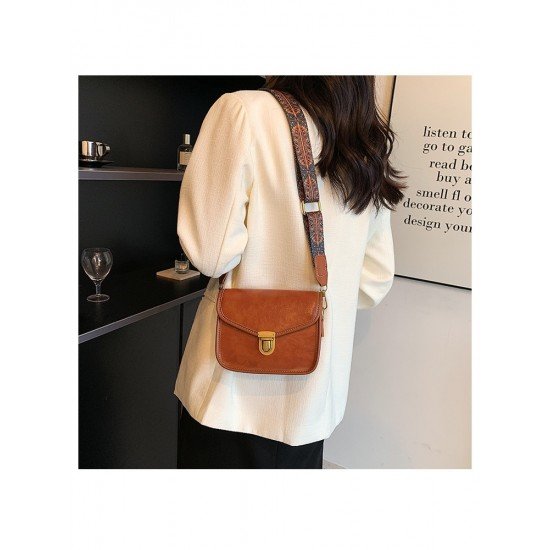 Retro Simple Brown Ladies Shoulder Bags