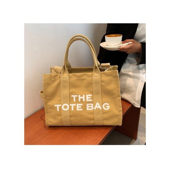 Letter Printed White Tote Bags For Women