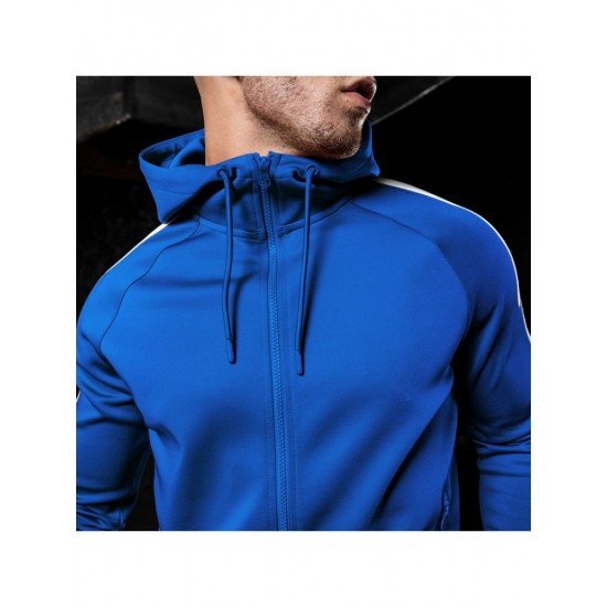 Sports Jogger Hooded Top And Pant Sets Men