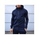 Sports Jogger Hooded Top And Pant Sets Men