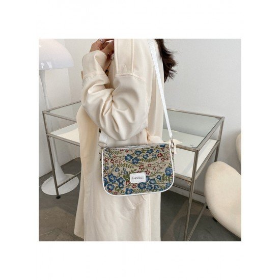  Simple Retro Printing Women's Shoulder Bags