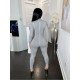 Patchwork Zipper Up Long Sleeve Skinny Jumpsuits