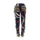  Casual Color Printing Tassels Fringe Velvet Pants