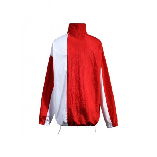  Casual Colorblock Zipper Long Sleeve Men's Jacket