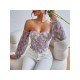  Fashion Off Shoulder Bandage Women's Top