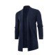 Casual Solid Knitting Long Sleeve Cardigan Sweater Coat 