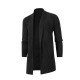 Casual Solid Knitting Long Sleeve Cardigan Sweater Coat 