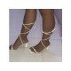  Square Bandage High-heeled Women's Shoes