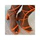  Square Bandage High-heeled Women's Shoes