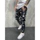  Fashion Casual Printing Men's Long Pants