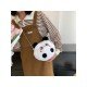  2022 Fall Cute Plush Contrast Color Women's Bag