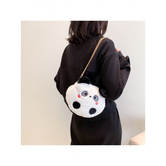  2022 Fall Cute Plush Contrast Color Women's Bag