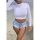  2022 Pure Color Women's Crop Top