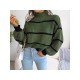  Casual Lantern Sleeve Mock Neck Women's Sweater