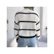  Casual Lantern Sleeve Mock Neck Women's Sweater