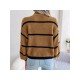  Casual Lantern Sleeve Mock Neck Women's Sweater