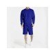  Leisure Round Neck Pure Color Men's Shorts Suit