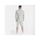  Leisure Round Neck Pure Color Men's Shorts Suit