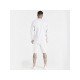  Leisure Round Neck Pure Color Men's Shorts Suit