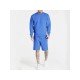  Leisure Round Neck Pure Color Men's Shorts Suit