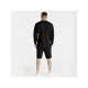  Leisure Round Neck Pure Color Men's Shorts Suit