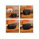 Fashionable Rhombus Lattice Ladies Black Shoulder Bags