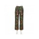 Camouflage Elastic Waist Women Trousers For Women