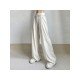  Pure Color Casual Straight Women's Long Pants