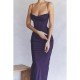 Ladies Satin Vintage Sleeveless Prom Maxi Dresses