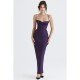 Ladies Satin Vintage Sleeveless Prom Maxi Dresses