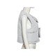 Patchwork Personalized Velcro Sleeveless Down Coats